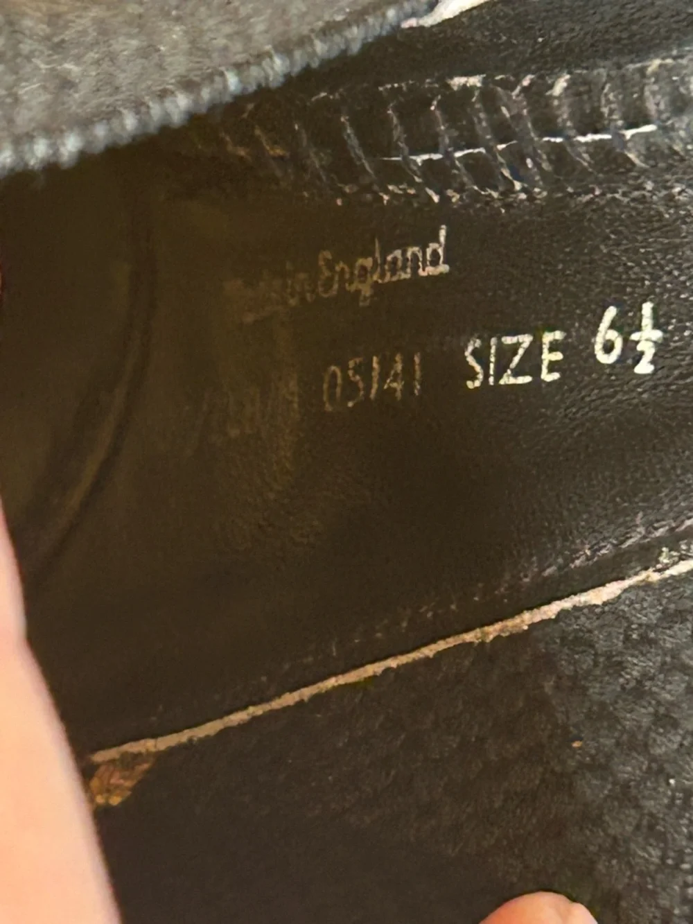 Marlborough Made in England Vintage Black Leather Chukka Chelsea Boots